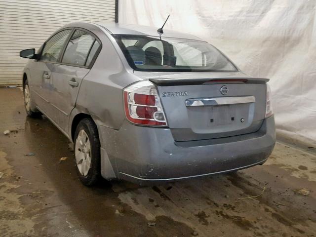 3N1AB6AP6BL696398 - 2011 NISSAN SENTRA 2.0 GRAY photo 3