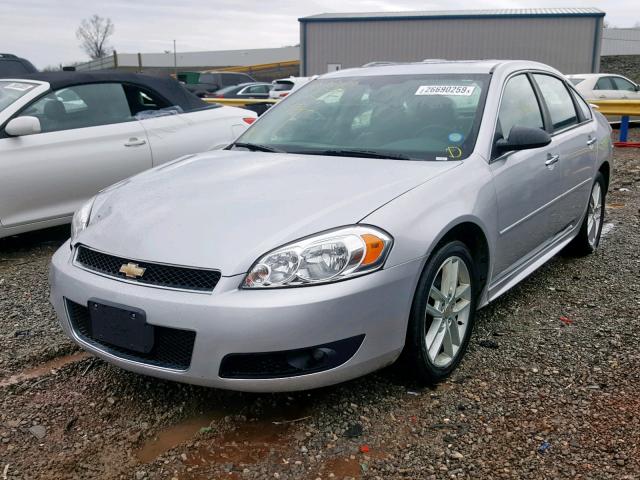 2G1WC5E3XE1173417 - 2014 CHEVROLET IMPALA LIM SILVER photo 2