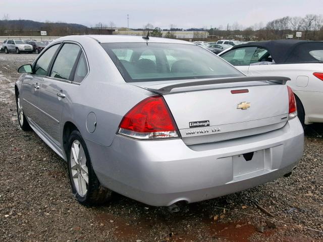 2G1WC5E3XE1173417 - 2014 CHEVROLET IMPALA LIM SILVER photo 3