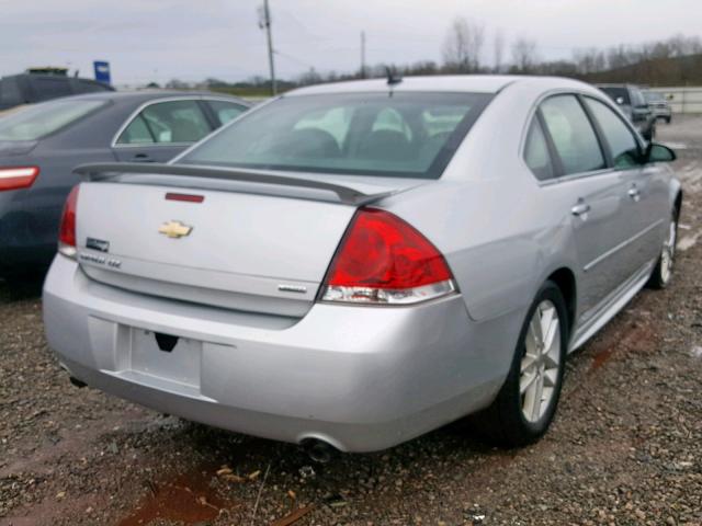 2G1WC5E3XE1173417 - 2014 CHEVROLET IMPALA LIM SILVER photo 4