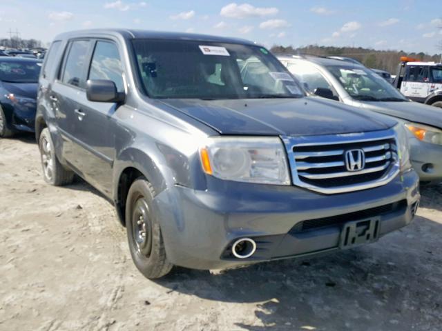 5FNYF4H7XCB013015 - 2012 HONDA PILOT EXLN GRAY photo 1