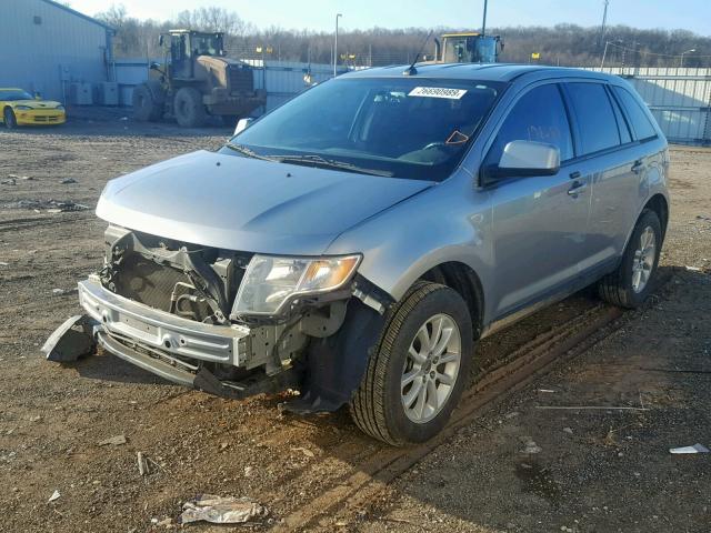 2FMDK48C47BA51359 - 2007 FORD EDGE SEL SILVER photo 2