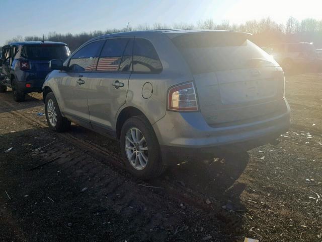 2FMDK48C47BA51359 - 2007 FORD EDGE SEL SILVER photo 3