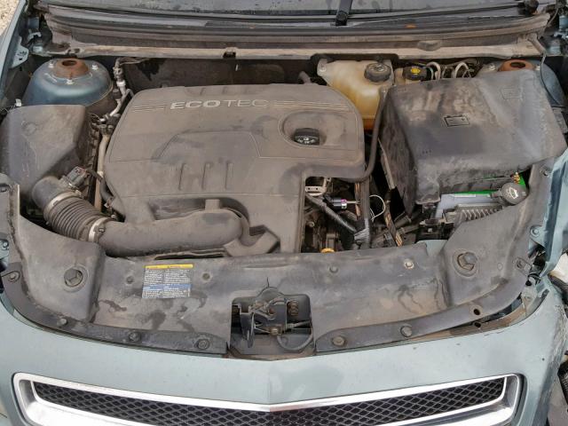 1G1ZH57B59F201707 - 2009 CHEVROLET MALIBU 1LT GREEN photo 7