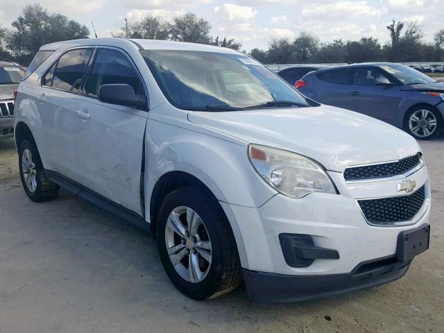 2GNALBEC3B1230690 - 2011 CHEVROLET EQUINOX LS WHITE photo 1
