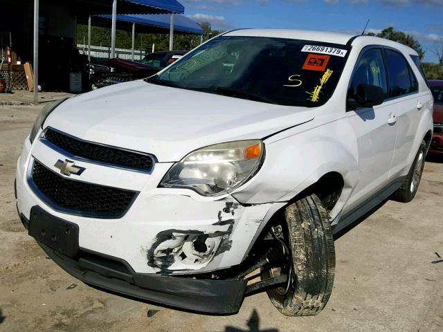 2GNALBEC3B1230690 - 2011 CHEVROLET EQUINOX LS WHITE photo 2