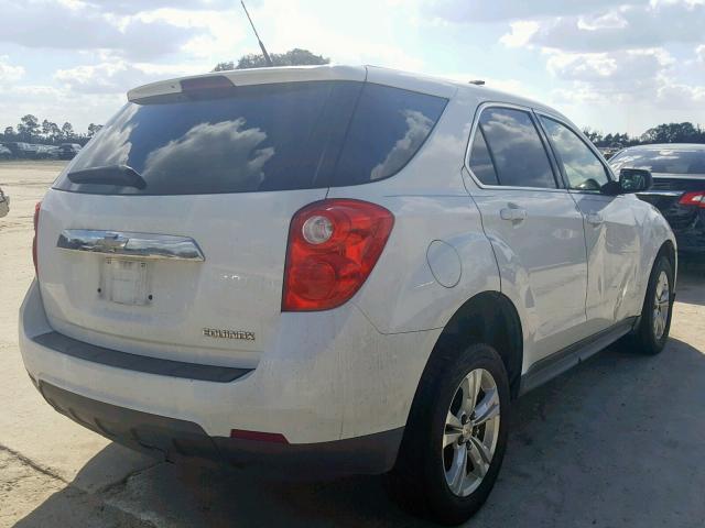 2GNALBEC3B1230690 - 2011 CHEVROLET EQUINOX LS WHITE photo 4