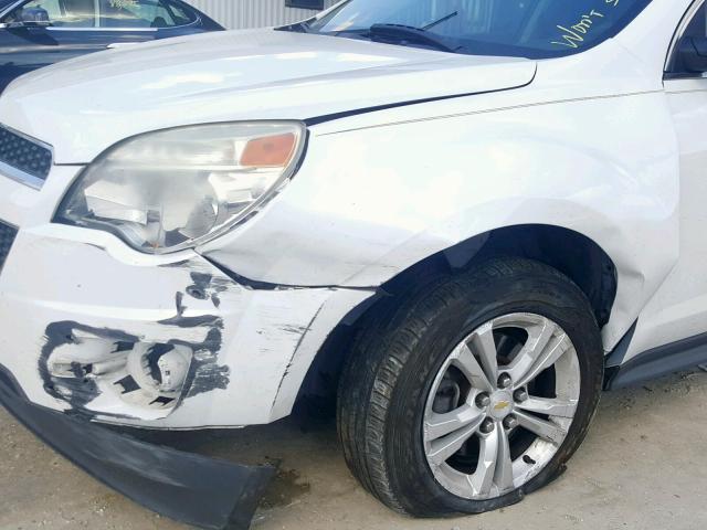 2GNALBEC3B1230690 - 2011 CHEVROLET EQUINOX LS WHITE photo 9