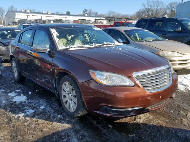 1C3CCBCG9DN543370 - 2013 CHRYSLER 200 LIMITE BURGUNDY photo 1