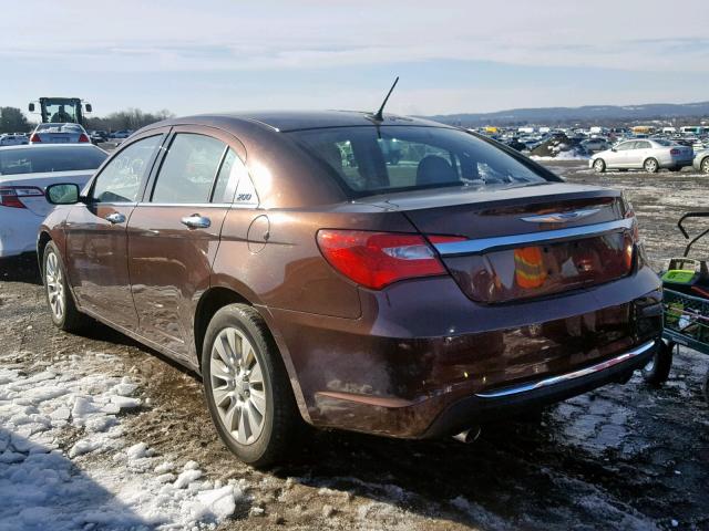 1C3CCBCG9DN543370 - 2013 CHRYSLER 200 LIMITE BURGUNDY photo 3