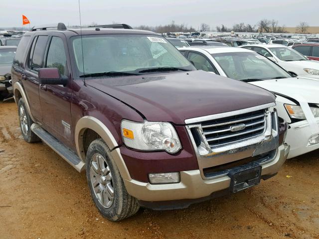 1FMEU74E57UB31903 - 2007 FORD EXPLORER E PURPLE photo 1