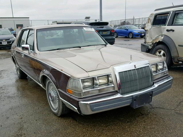 1LNBP97F4GY745389 - 1986 LINCOLN CONTINENTA TWO TONE photo 1