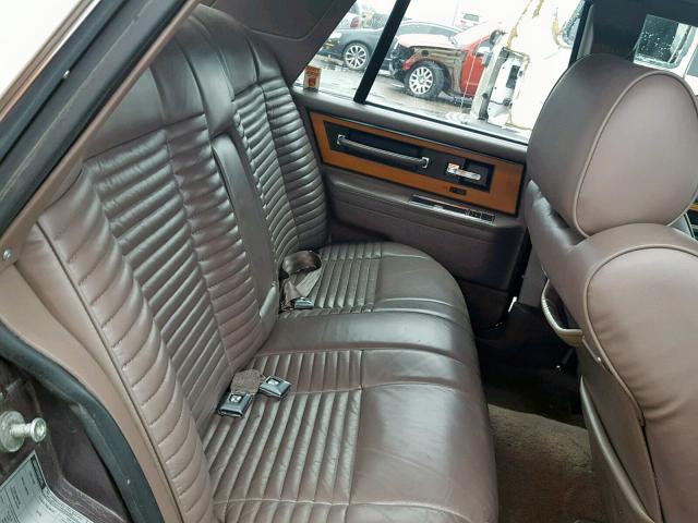 1LNBP97F4GY745389 - 1986 LINCOLN CONTINENTA TWO TONE photo 6
