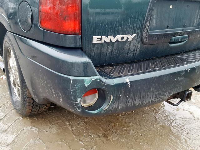 1GKDT13S552104379 - 2005 GMC ENVOY GREEN photo 9