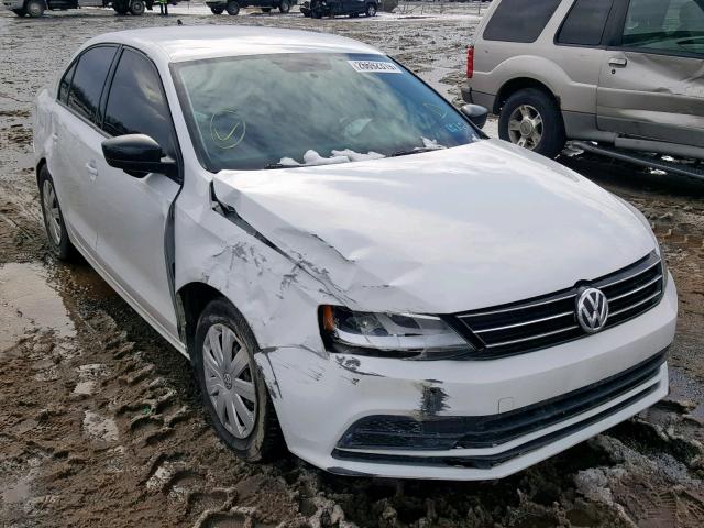 3VW2K7AJ4FM292483 - 2015 VOLKSWAGEN JETTA BASE WHITE photo 1