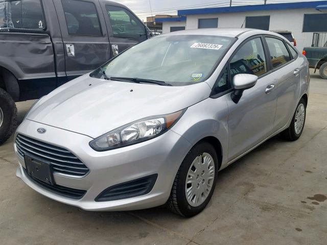 3FADP4AJ0EM190212 - 2014 FORD FIESTA S SILVER photo 2