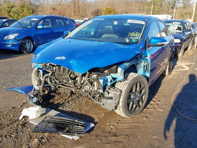 1FADP3J24EL410603 - 2014 FORD FOCUS TITA BLUE photo 2