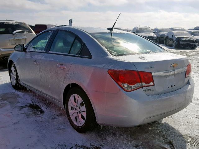 1G1PA5SH9D7241279 - 2013 CHEVROLET CRUZE LS SILVER photo 3