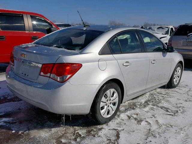 1G1PA5SH9D7241279 - 2013 CHEVROLET CRUZE LS SILVER photo 4