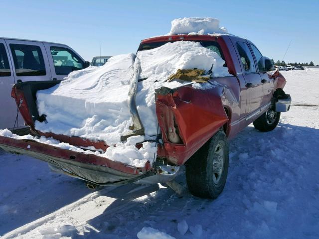 3D7KS29D56G283378 - 2006 DODGE RAM 2500 BURGUNDY photo 4