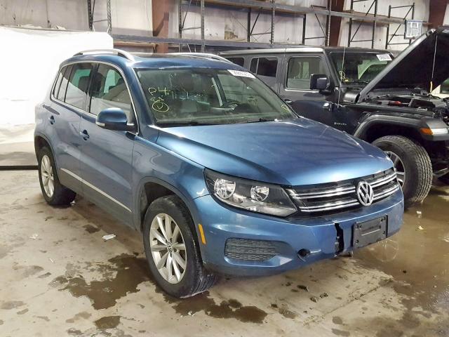 WVGSV7AX0HW506284 - 2017 VOLKSWAGEN TIGUAN WOL BLUE photo 1