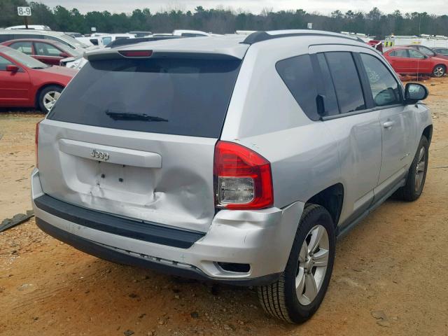 1C4NJCBB5CD503698 - 2012 JEEP COMPASS SP ვერცხლისფერი ფოტო 4