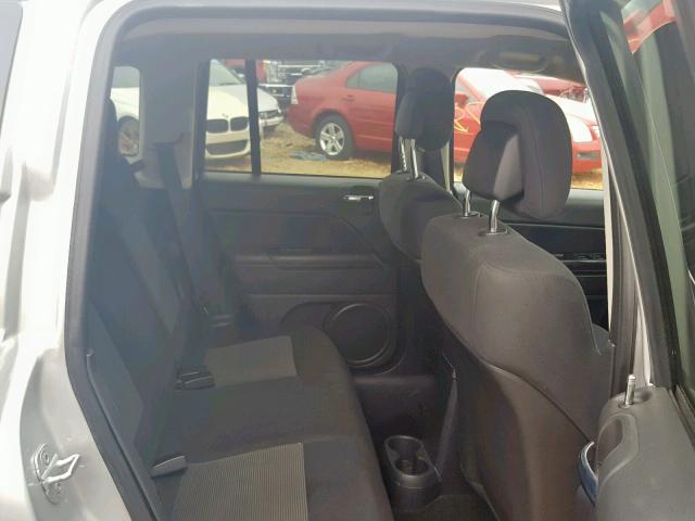 1C4NJCBB5CD503698 - 2012 JEEP COMPASS SP ვერცხლისფერი ფოტო 6