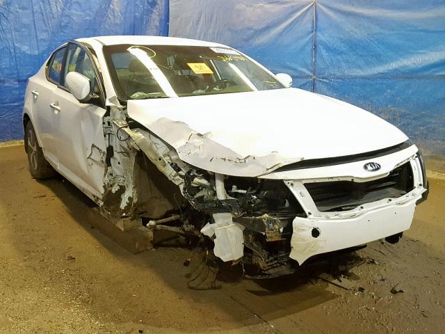 KNAGM4AD5E5067275 - 2014 KIA OPTIMA HYB WHITE photo 1