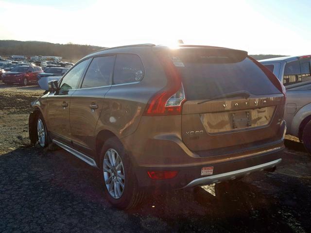 YV4992DZ1A2020326 - 2010 VOLVO XC60 T6 BROWN photo 3