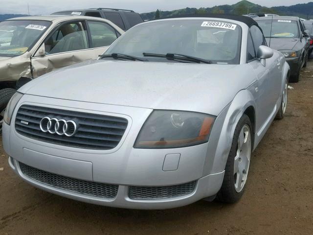 TRUUT28N811029378 - 2001 AUDI TT QUATTRO SILVER photo 2