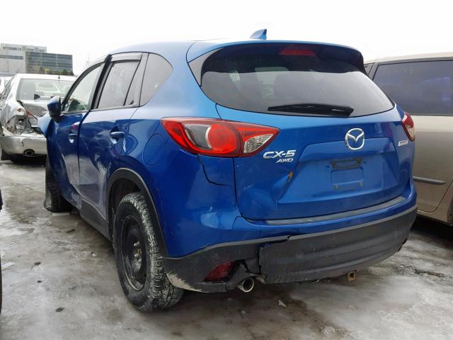 JM3KE4BE1E0325846 - 2014 MAZDA CX-5 SPORT BLUE photo 3