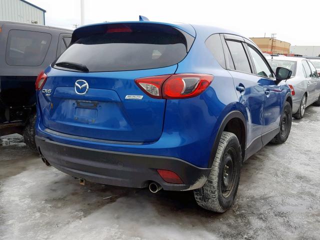 JM3KE4BE1E0325846 - 2014 MAZDA CX-5 SPORT BLUE photo 4