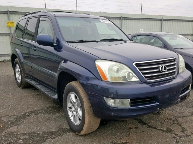 JTJBT20X240064357 - 2004 LEXUS GX 470 BLUE photo 1