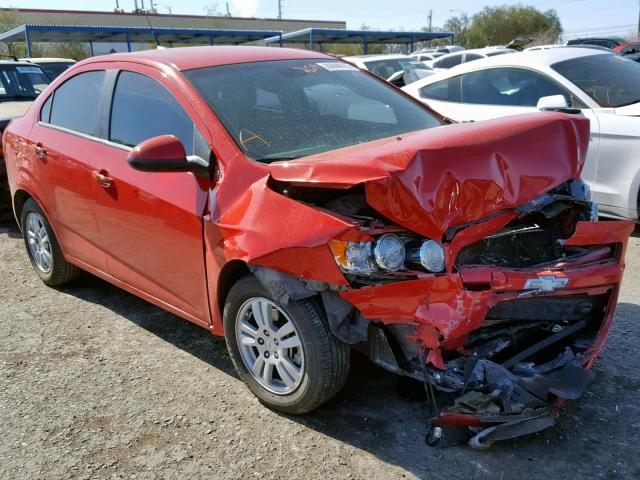 1G1JA5SH6C4120568 - 2012 CHEVROLET SONIC LS RED photo 1