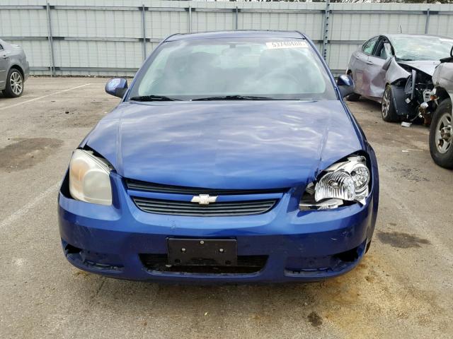 1G1AL18F577383454 - 2007 CHEVROLET COBALT LT BLUE photo 9