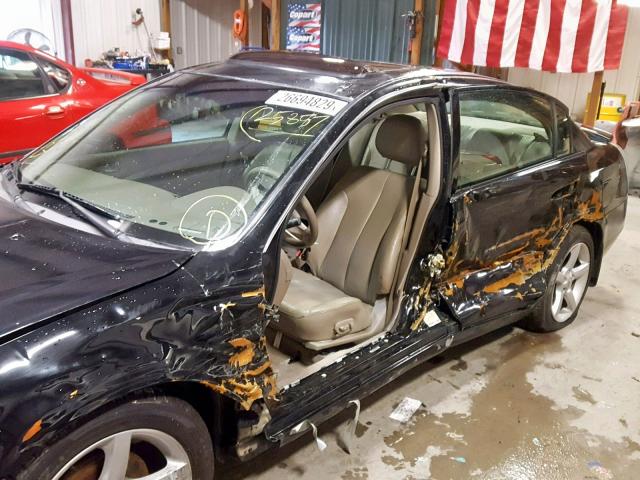 1N4BL11D55C344328 - 2005 NISSAN ALTIMA SE BLACK photo 9