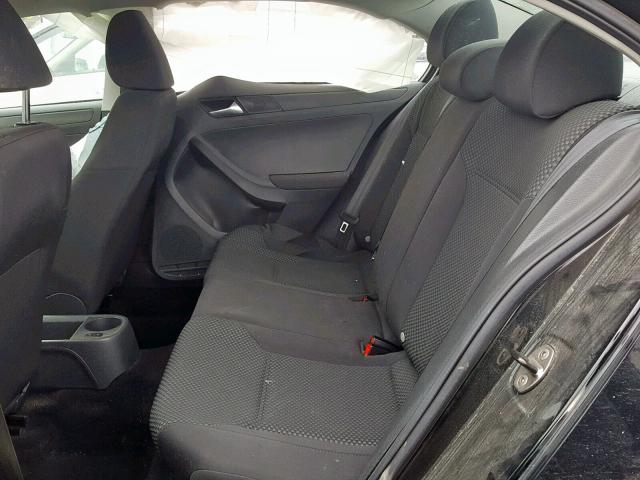 3VW1K7AJ1CM473449 - 2012 VOLKSWAGEN JETTA BASE Սև լուսանկար 6