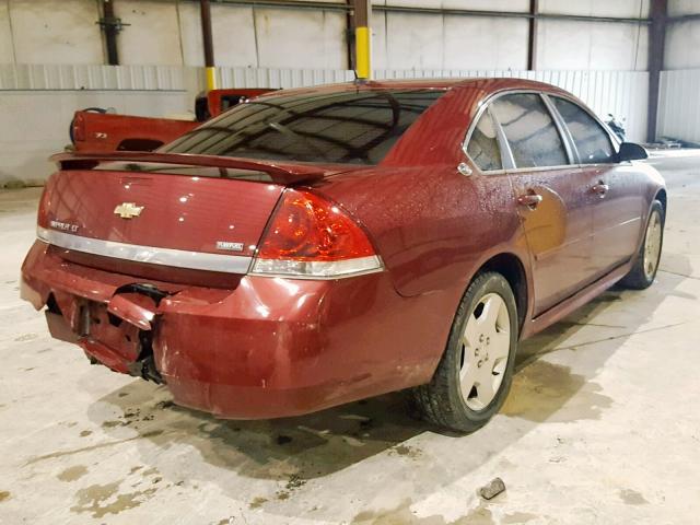 2G1WV58K181344640 - 2008 CHEVROLET IMPALA 50T MAROON photo 4