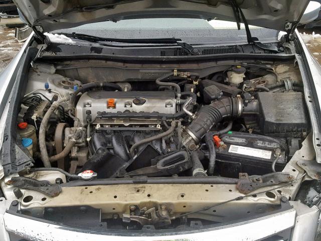 1HGCP2F33BA014284 - 2011 HONDA ACCORD LX SILVER photo 7