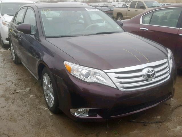 4T1BK3DB8CU443313 - 2012 TOYOTA AVALON BAS MAROON photo 1