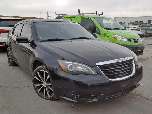 1C3CCBBB8DN553359 - 2013 CHRYSLER 200 TOURIN BLACK photo 1