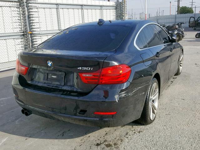 WBA4F7C58HG438216 - 2017 BMW 430I GRAN BLACK photo 4