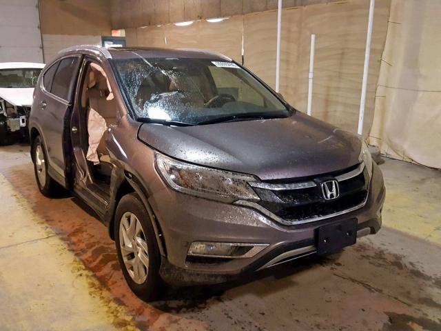 5J6RM4H73FL031913 - 2015 HONDA CR-V EXL GRAY photo 1