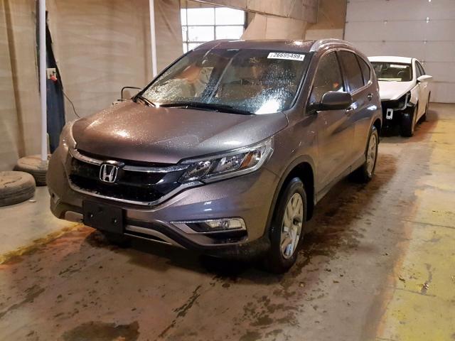 5J6RM4H73FL031913 - 2015 HONDA CR-V EXL GRAY photo 2