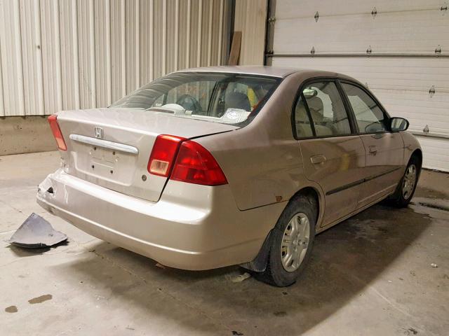 2HGES16402H901837 - 2002 HONDA CIVIC DX SILVER photo 4