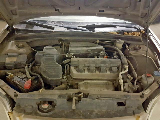 2HGES16402H901837 - 2002 HONDA CIVIC DX SILVER photo 7