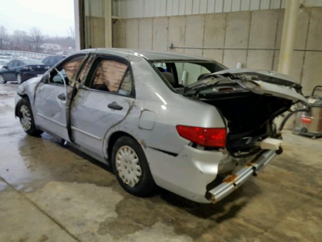 1HGCM56155A190881 - 2005 HONDA ACCORD DX SILVER photo 3