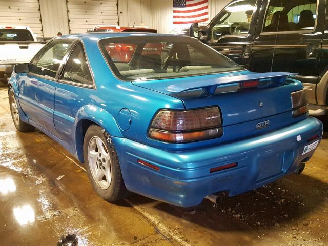 1G2WJ12X1SF331052 - 1995 PONTIAC GRAND PRIX 青色 照片 3