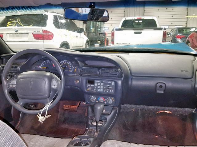 1G2WJ12X1SF331052 - 1995 PONTIAC GRAND PRIX 青色 照片 9