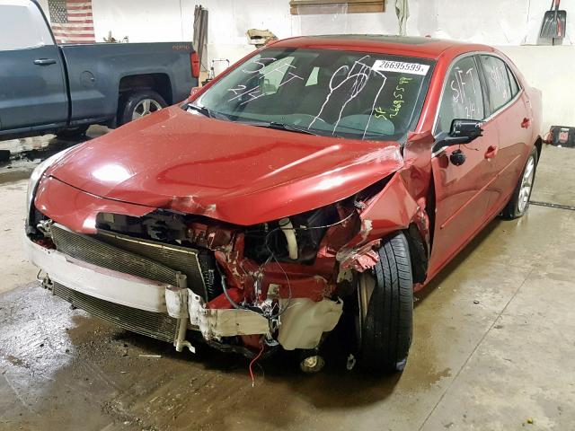 1G11C5SL6EU147660 - 2014 CHEVROLET MALIBU 1LT BURGUNDY photo 2